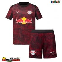 Camisa de Futebol RB Leipzig Yan Diomande #49 Equipamento Alternativo Infantil 2025-26 Manga Curta (+ Calças curtas)